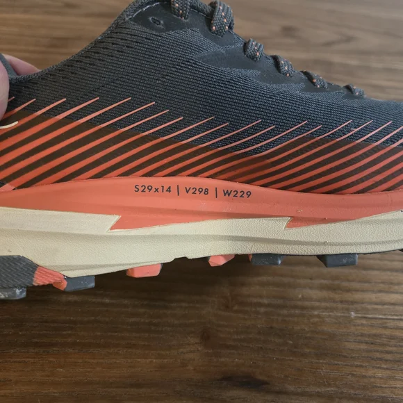 Hoka One Women’s Torrent 2  Running Shoes Size 7.5 Castlerock/Camelia - Picture 8 of 13